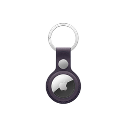[MGG04ZM/A] Llavero de FineWoven de Apple para AirTag - Violeta medianoche