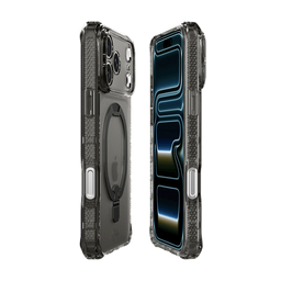 [AP7U-HBVT2-SMOK] Funda Hybrid R Vapor Stand con MagSafe de ItSkins para iPhone 17 Pro Max - Negro humo