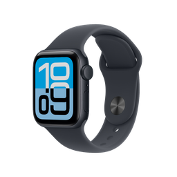 [MEHN4AM/A] Apple Watch SE 3 (GPS) 44mm - Caja de Aluminio Medianoche - Banda Deportiva Medianoche - S/M