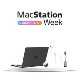 [Bundle36] Starter Pack para MacBook Pro 14": EarPods con conector de 3.5 mm + AirTag (x1) + Funda rígida punteada de Incase | Negro + Adaptador Adam Elements CASA F13 USB-C a USB-A