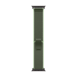 [MG9N4AM/A] Banda Trail verde/neón de Apple para caja de 49 mm - S/M - Acabado de titanio negro