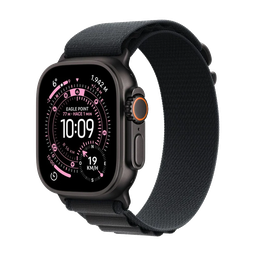 [MF0V4BE/A] Apple Watch Ultra 3 (GPS + Cellular) 49 mm - Caja de titanio negro - Banda Alpine Loop negra - M