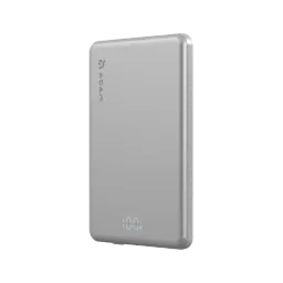 [APBADVTL5SL] Batería externa magnética VIONTA L5 Ultradelgada de 5.000 mAh de Adam Elements - Plata