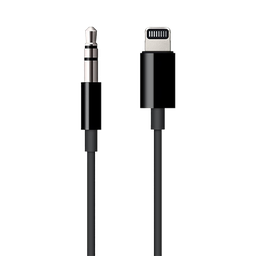 [MR2C2AM/A] Apple Cable Lightning a Conector de Audio (1.2 m) - Negro
