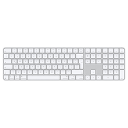 [MK2C3LE/A] Apple Magic Keyboard con Touch ID y teclado numérico (Español) - Blanco