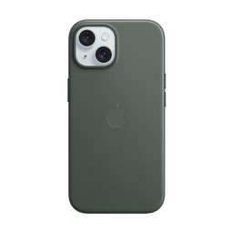 [MT3J3ZM/A] Apple Funda de Trenzado Fino con MagSafe para iPhone 15 - Evergreen