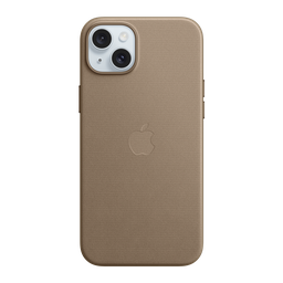 [MT473ZM/A] Apple Funda de Trenzado Fino con MagSafe para iPhone 15 Plus - Marrón Topo