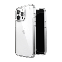 [150464-5085] Speck Presidio Funda Transparente para iPhone 15 Pro Max - Transparente/Transparente