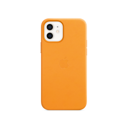 [MHK63ZM/A] Apple Funda de Cuero iPhone 12 Mini - California Poppy