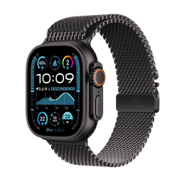 [MX5U3BE/A] Apple Watch Ultra 2 GPS 49mm - Caja de Titanio Negra - Milanese Loop de Titanio Negro - M