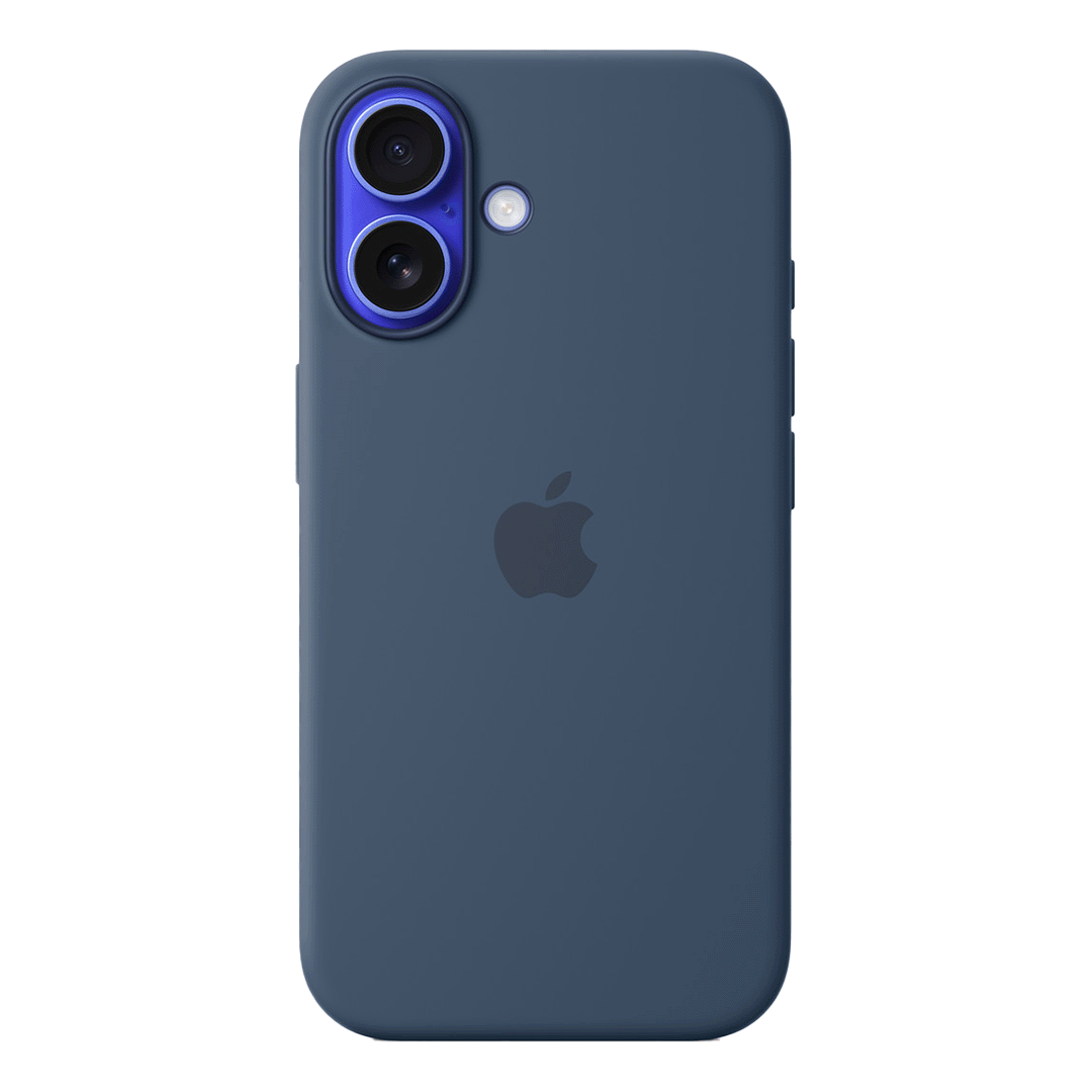 [MYY23ZM/A] Funda de Silicona con Magsafe para iPhone 16 - Azul Denim