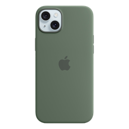 [MT183ZM/A] Funda de silicona con MagSafe de Apple para iPhone 15 Plus - Ciprés