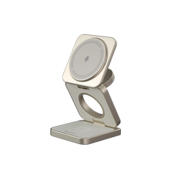 [APAADMAG3PRTM] Adam Elements Magsafe 3 Pro Qi2 3-in-1 Base de Carga Plegable - Titanium