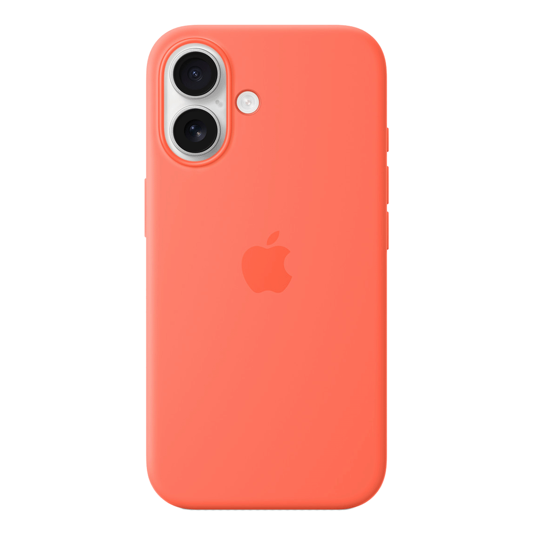 [MDGN4ZM/A] Apple Funda de Silicona con MagSafe para iPhone 16 - Mandarina