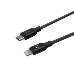 [ACBADCL120BBK] Cable de carga PeAk II 120B de USB-C a Lightning (1.2 m) de Adam Elements - Negro