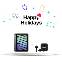 [BUNDLEIPM-AE-4] (MXNA3LE/A) iPad Mini WiFi 256GB | Gris Espacial + (1006653) Marshall Minor IV Auriculares inalámbricos  In Ear - Negro