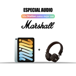 [BUNDLEIPM-AE-5] (MXNC3LE/A) iPad mini Wi-Fi 256 GB + (1006834) Marshall Major V Auriculares Bluetooth On Ear - Marrón