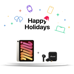 [BUNDLEIPM-AE-9] (MXPQ3LE/A) iPad Mini WiFi + Cellular 128GB | Gris Espacial + (1006653) Marshall Minor IV Auriculares inalámbricos  In Ear - Negro