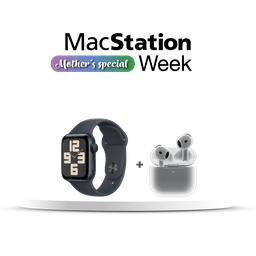 [BUNDLEAWSE-1] Apple Watch SE GPS 40mm (MXE93BE/A) + Airpods 4 USB-C (MXP63BE/A)