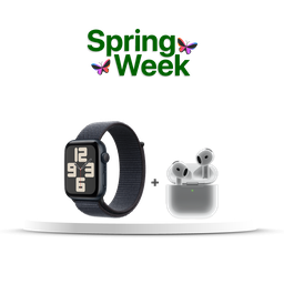 [BUNDLEAWSE-6] Apple Watch SE GPS 44mm (MXEP3BE/A) + Airpods 4 USB-C (MXP63BE/A)